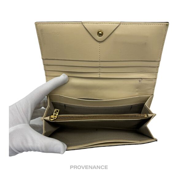 🔴 Fendi Snap Long Wallet - Striped Pequin - Picture 8 of 10